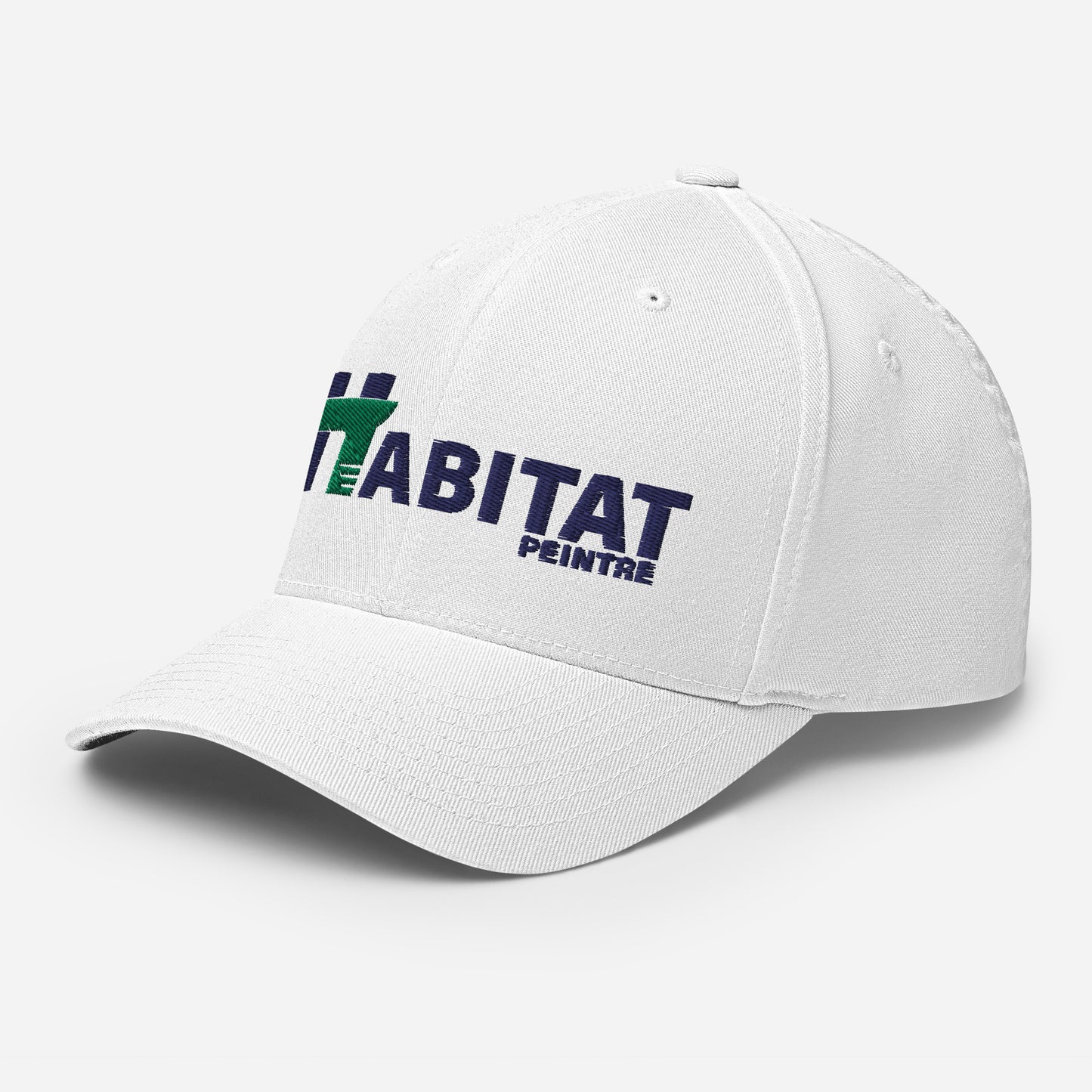 Habitat peintre flex fit cap White